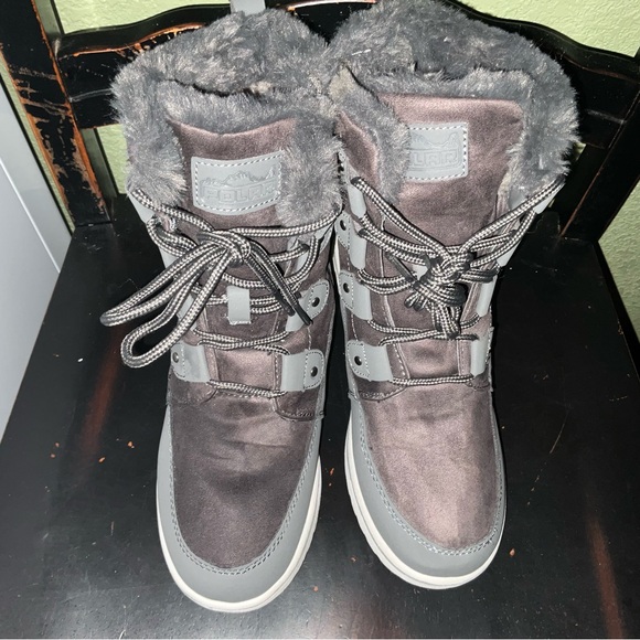 Polar winter boots, charcoal grey, size 6 - Picture 6 of 8